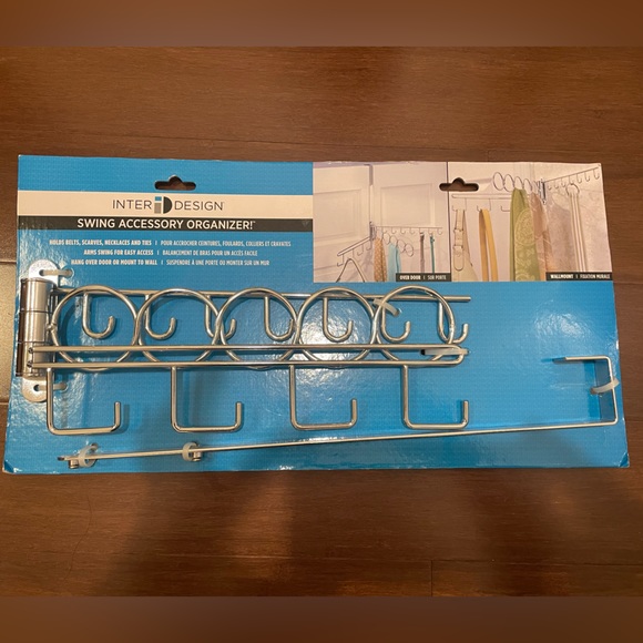 Inter Design swing accessory organizer over door or wall mount - Picture 3 of 6